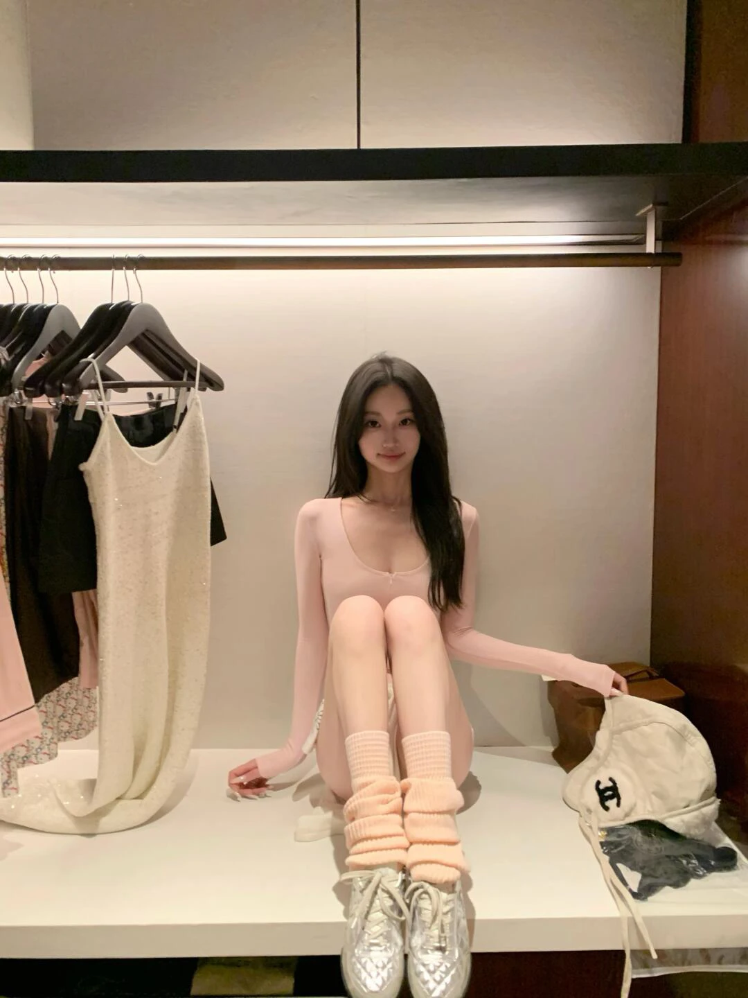 Top e pantaloni dimagranti Set CERYBAGS Home Wear un design in vita Comodo capispalla in misto cotone Colore stagione primaverile