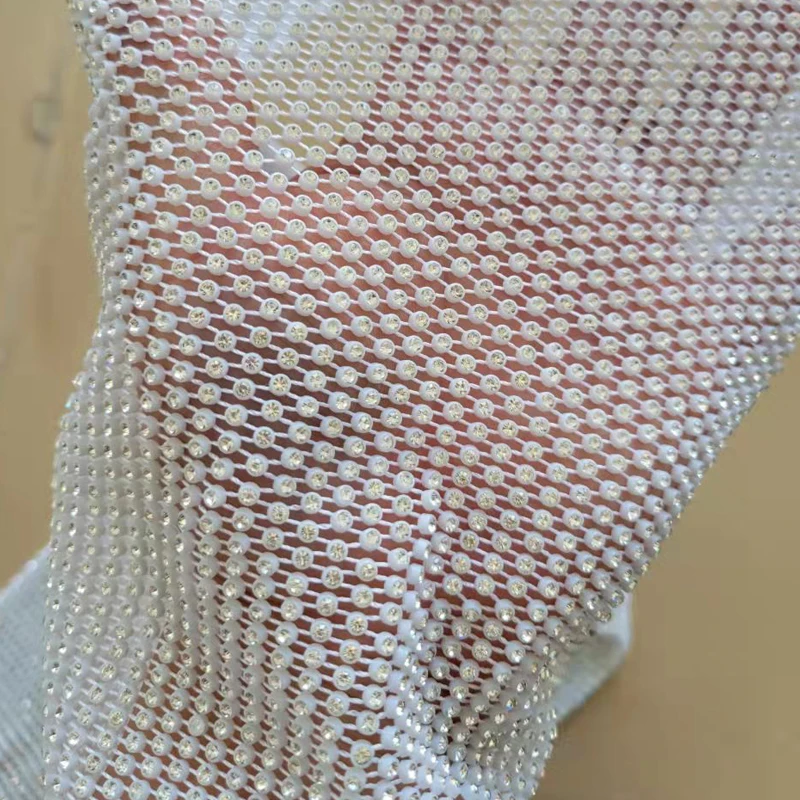 2026 Sommer Sexy Y2K Funkelnder Diamanten-Hut für Damen, Hohles Fischnetz-Strass-Kopftuch, Club-Rave-Party-Kopfmaske, Kopfbedeckung – Detail 6