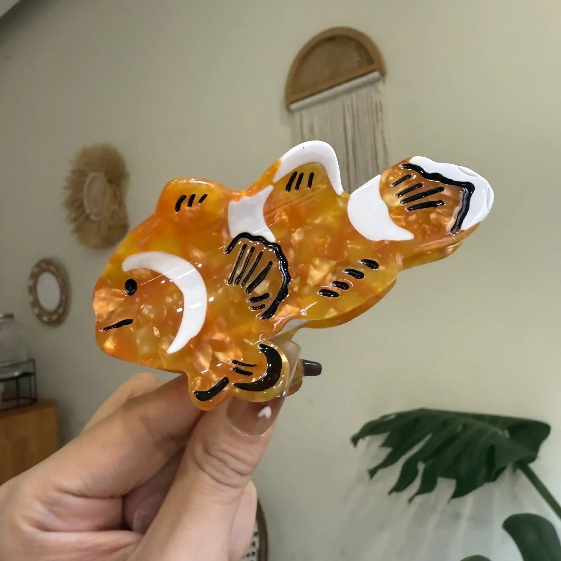 NC NEW Marine Animal Series Hair Claw Beach Octopus Clownfish Manta Ray Popular Hair Claw Clips Hair Accessories for Women Girls