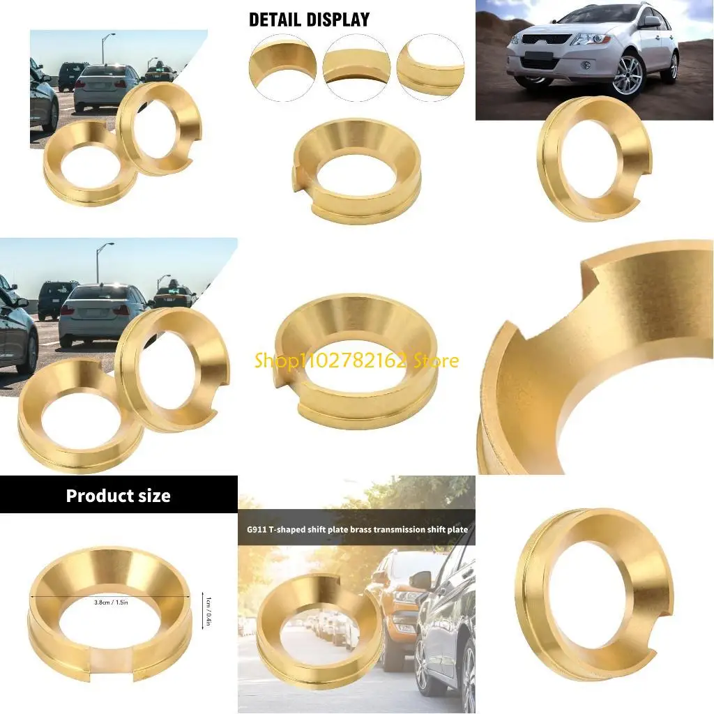

547B Brass Manual Transmission Shifter Paddle Brass Shifts Paddle Wear Resistant Gear Paddle Replace RG911 for Automotives Use