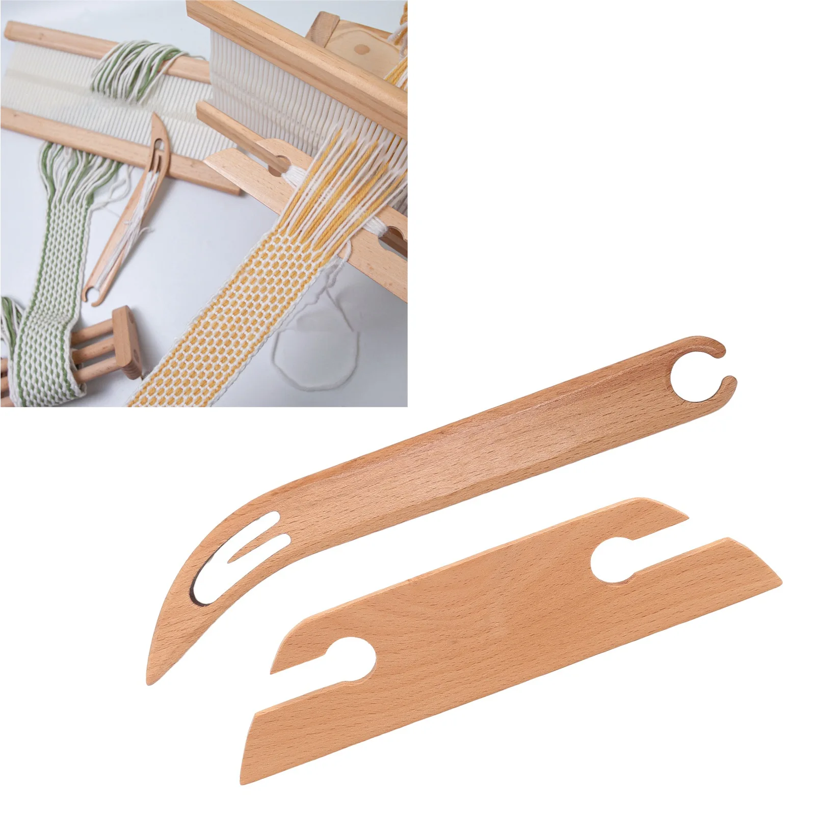 Weaving Tools Wood Weaving  Wooden Weaving  Portable Smoothly  Weaving  for Inkle Looms Table Looms