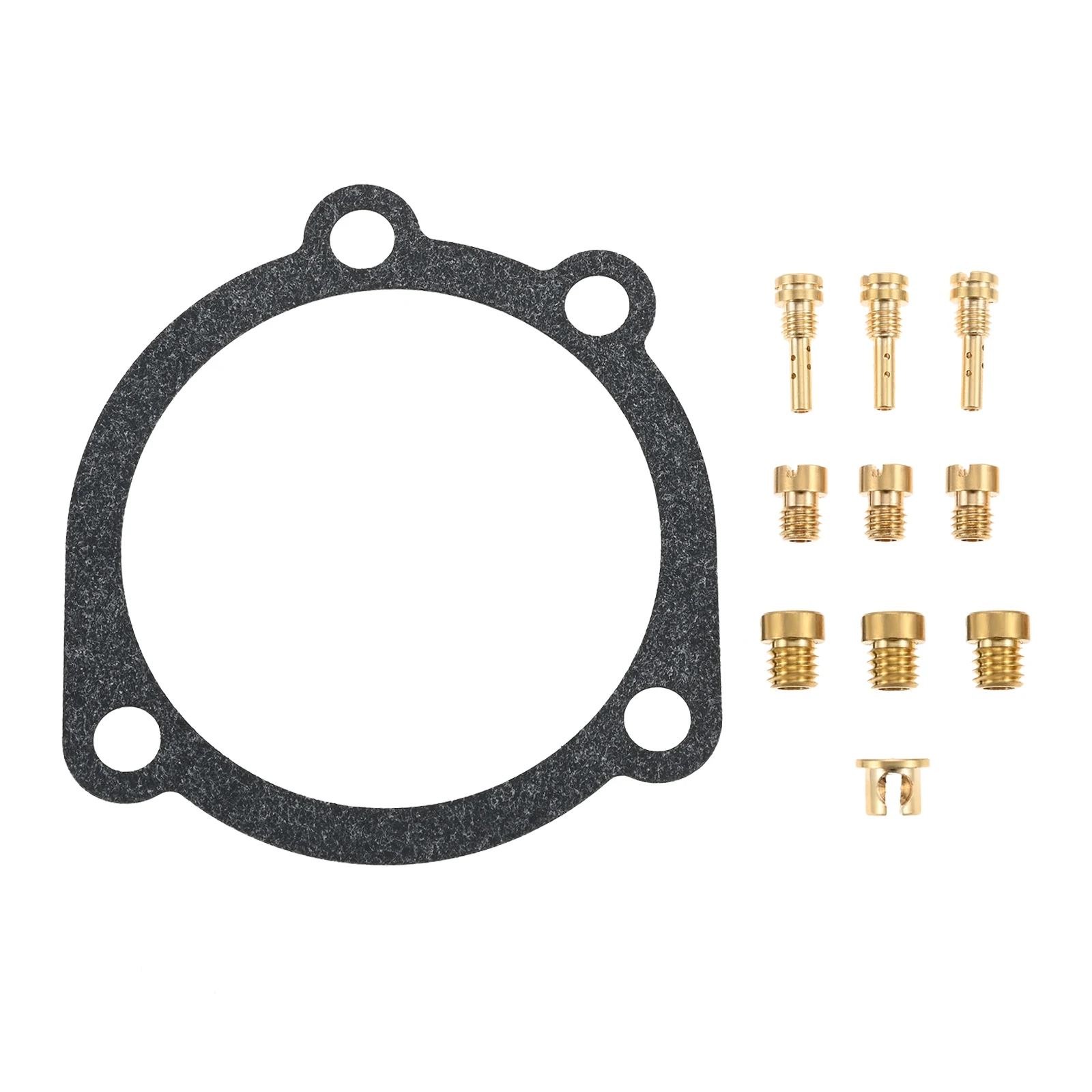 1 Set Carburetor Main Jet 185 190 195 Slow Pilot Jet 42 45 48 Gasket Fit For Harley Sportster XL883/1200 CV 40mm, Softail Carb