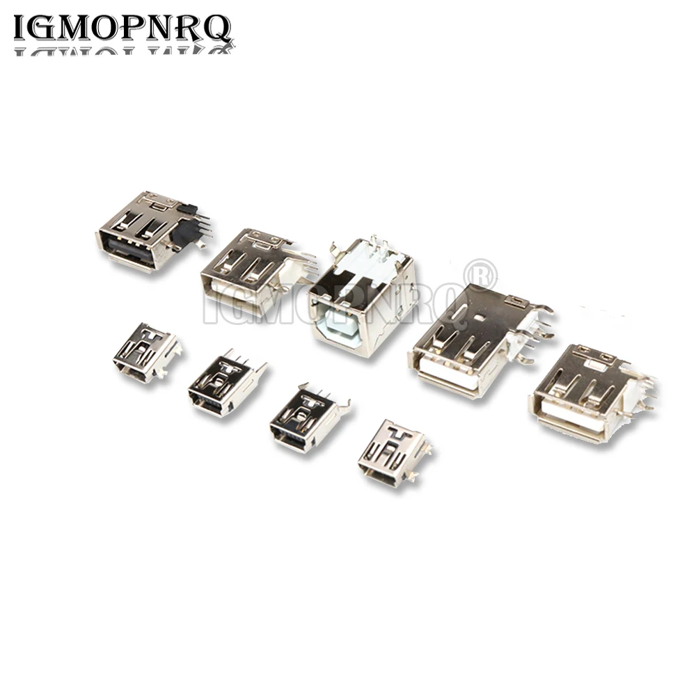 5pcs Stecker USB-AF Buchse (Doppels chicht, dip smd vertikale Einzels chicht) USB-Buchse Schnitts telle Mini USB-3,1 10 16 24p