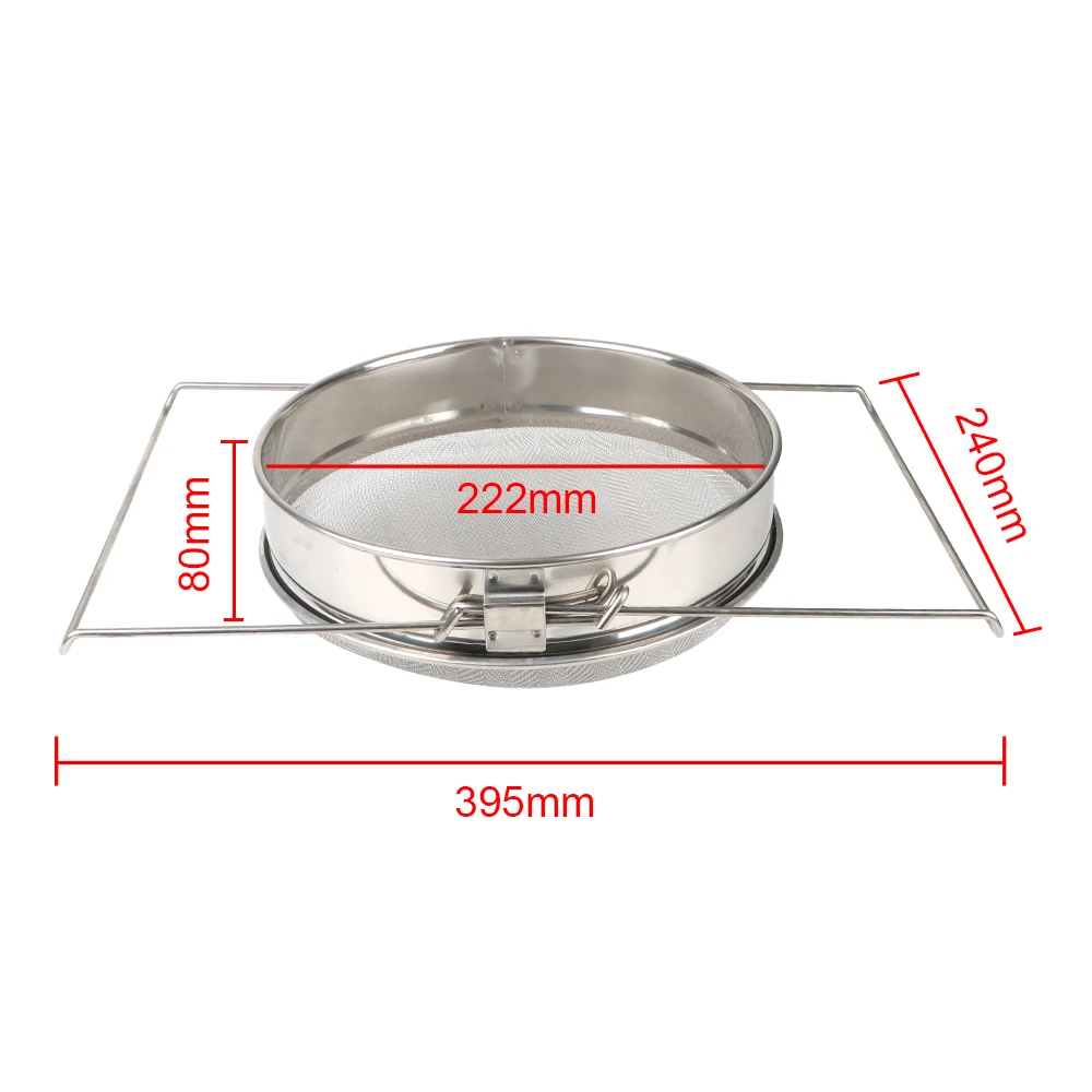 For Beekeeping Special Tools Garden Supplies Beekeeping Net Impurity Filter Stainless Steel Honey filter Double sieve strainer