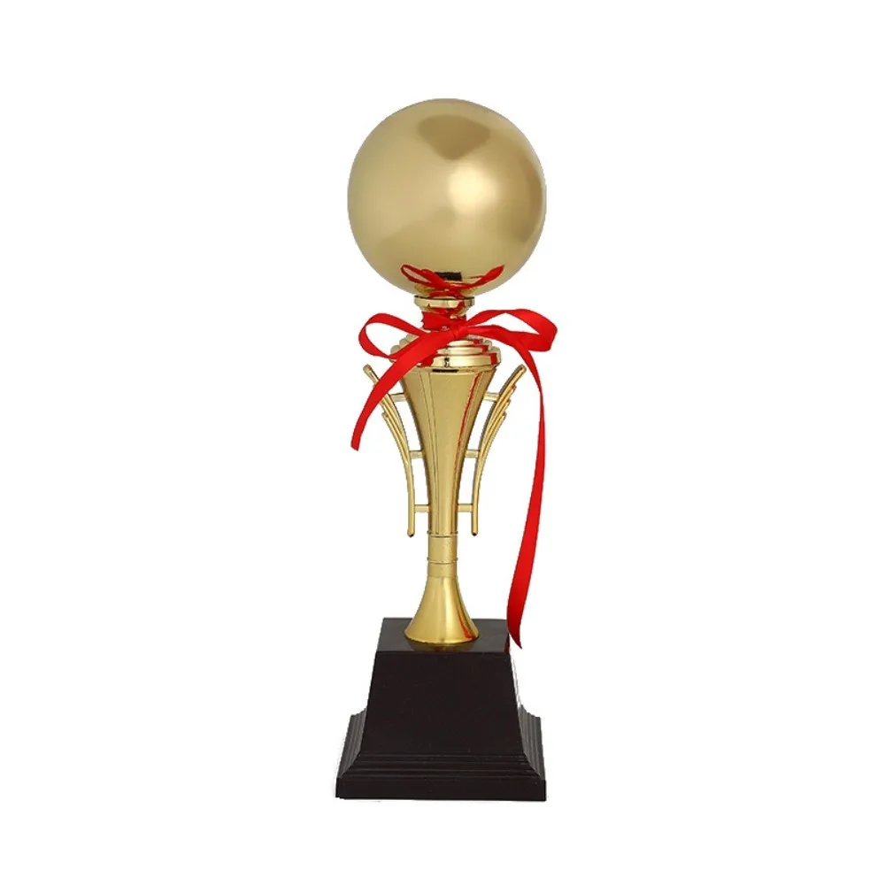 Metal Golden Ball Awards Trophy Spherical Soccer Competition Small Prize Cup Model Excellent Player Award Winner Award Trophy
