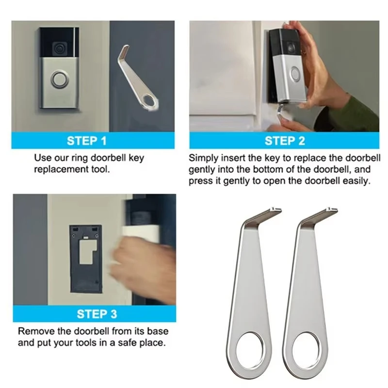 For Ring Screwdriver Replacement Ring Doorbell Mount Screwdriver Doorbell Camera Opening Key Tool Kit For Homeowner