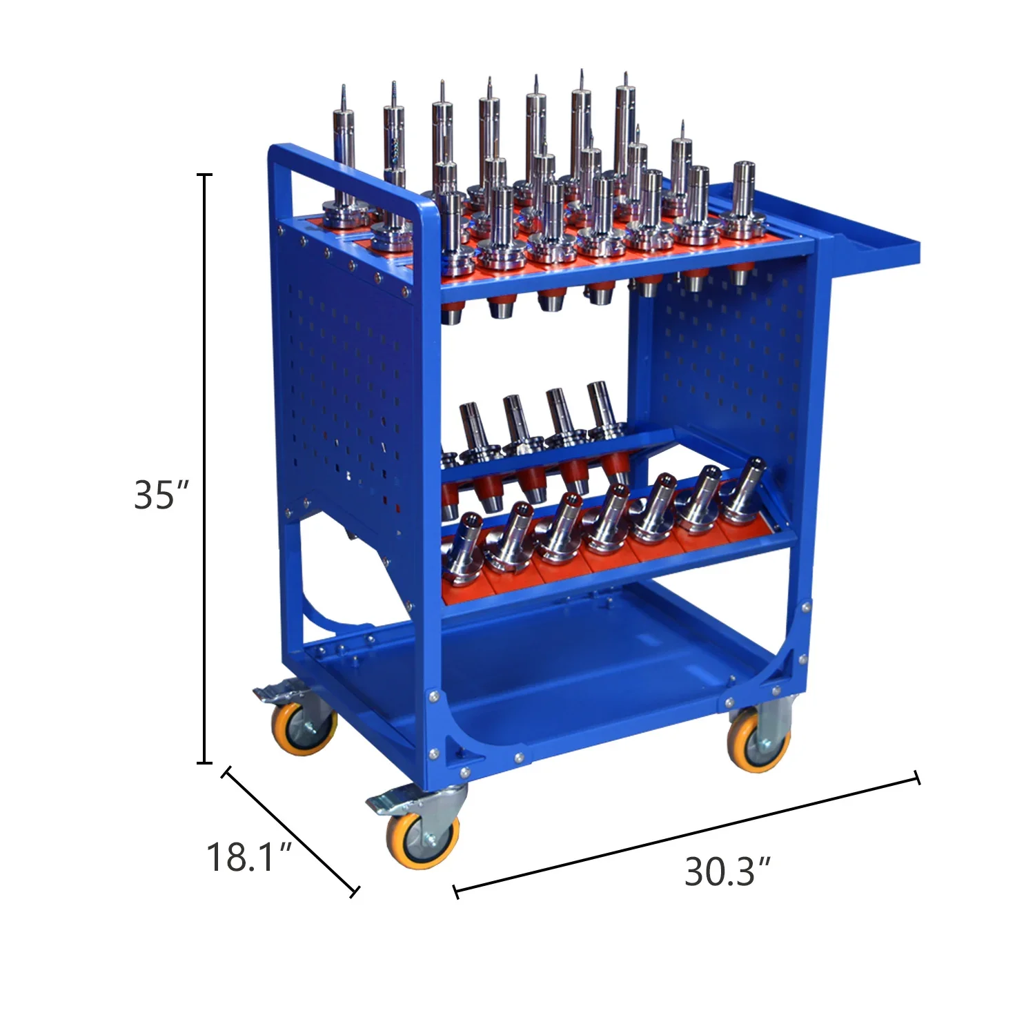 BT40 CNC Tool Trolley Bracket Tool Pedal CAT40 CT40 Tool Holder Bracket Cart