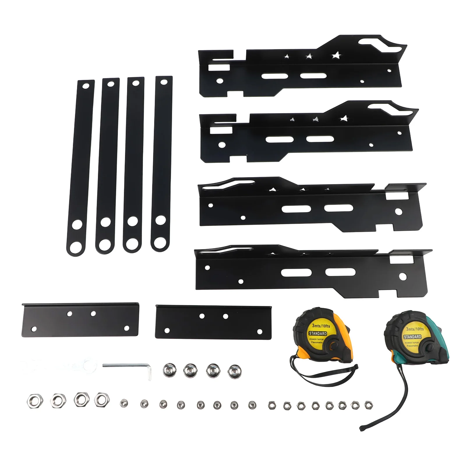 Auto Toe Alignment Tool Metal Plate With Measuring Tapes  Wrench Screw Replacement Car Wheel Alignment Tool Kit For Cars SUV view 3