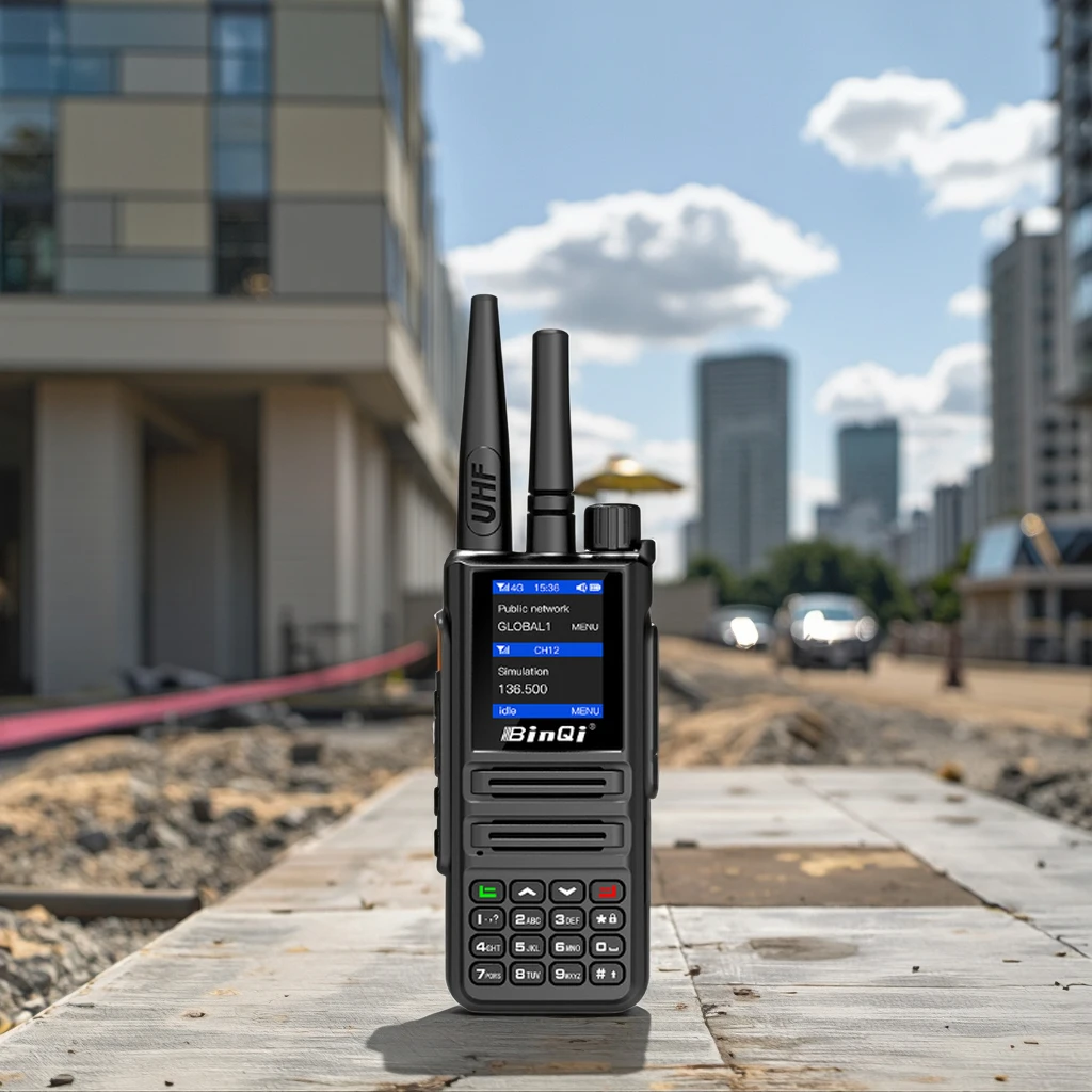 BinQi BQ-889 4G POC Two Way Radio Long Range Walkie Talkie UHF VHF GPS Positioning Zello WiFi Android SIM Card Global PTT IP35