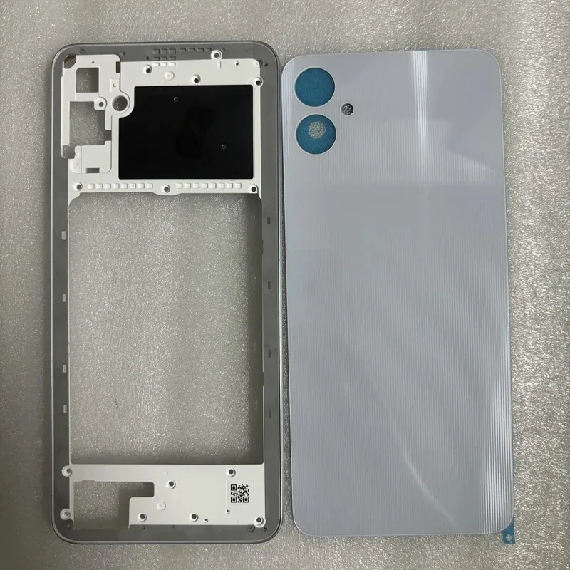 

For Samsung Galaxy A05 A055 Phone Housing Middle Frame+Battery Back Cover Case Panel Lid Rear Door With Camera Lens