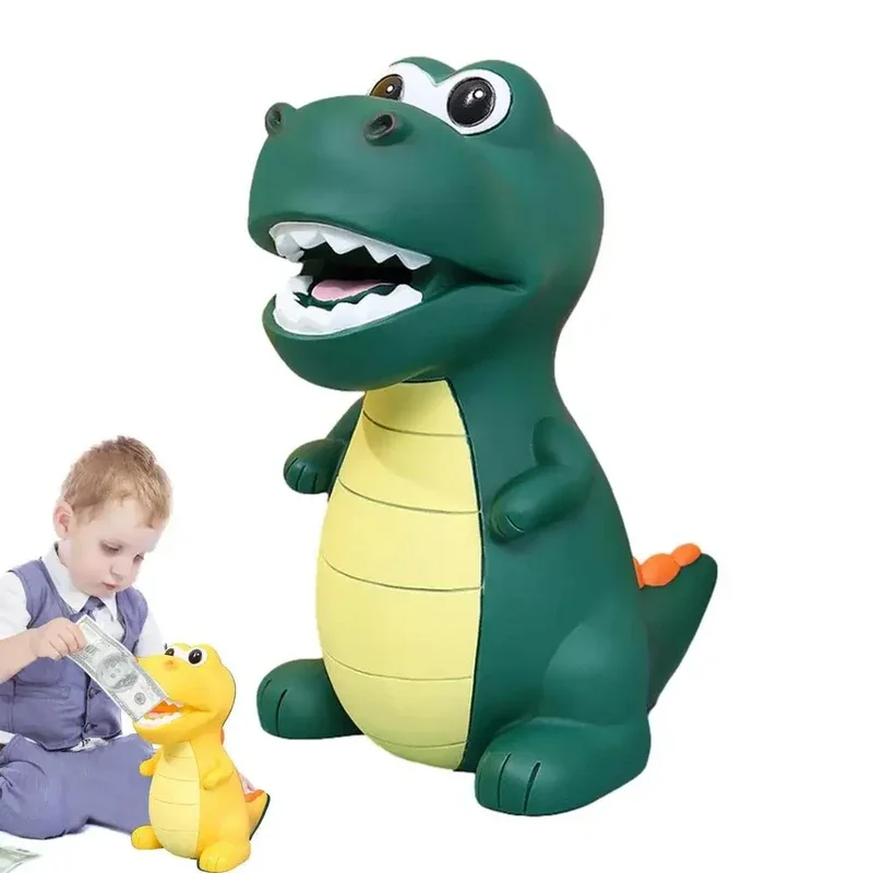 Large Capacity Dinosaur Piggy Bank Coin Box for Children Money Saving Boxes Gift