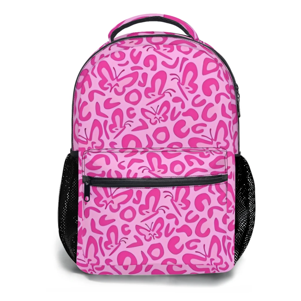 Preppy Esthetische Schooltas Voor Kinderen Grote Capaciteit Student Rugzak Cartoon Middelbare School Student Rugzak 17Inch