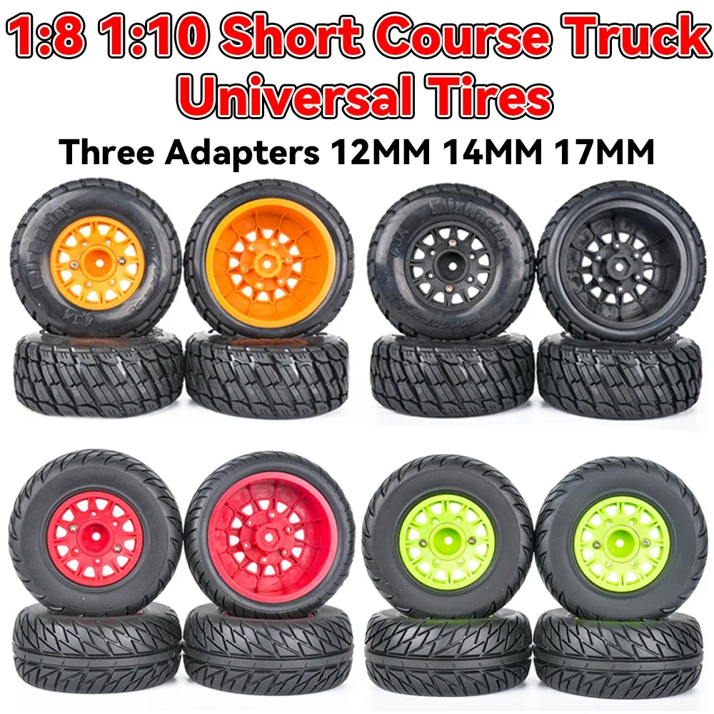 4PCS 1/8 1/10 3 Adapter 12MM 14MM 17MM Reifen Universal Rad RC Modell Kurzen Gericht Lkw allgemeine