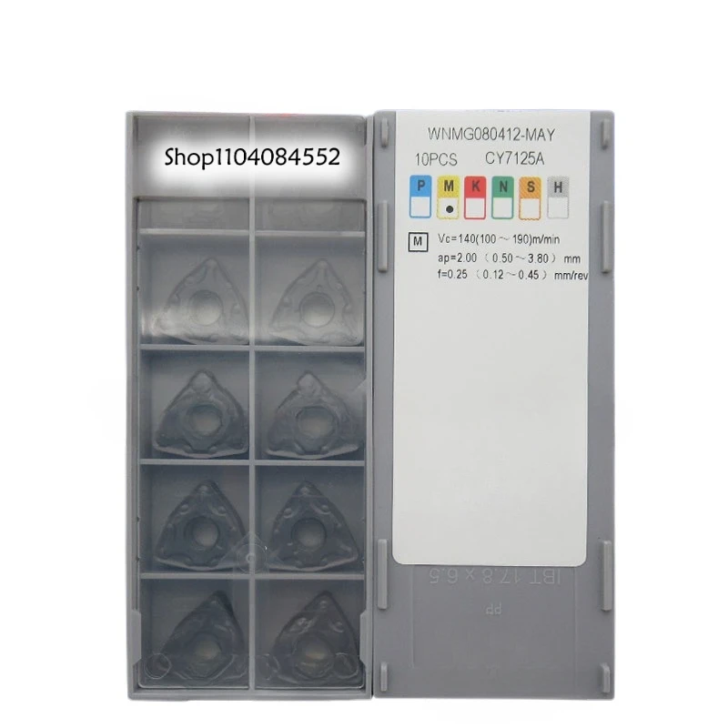 

Original Outer Round Car Inserts WNMG080404 080408 080412-MA CY7115A CY7125A WNMG 080404 WNMG080408 WNMG080412 Carbide Inserts