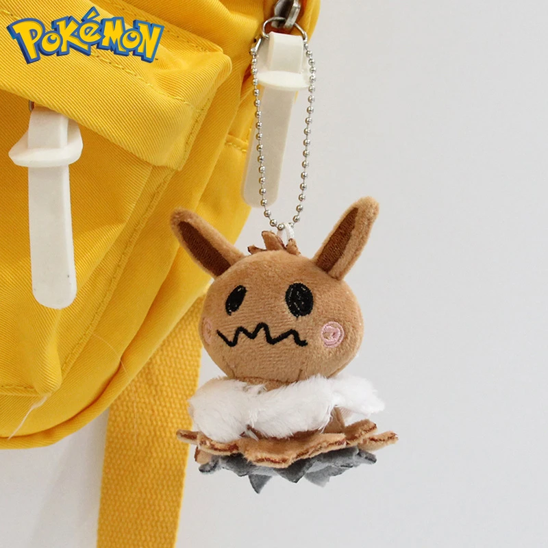 Pokemon Q-Version Mimikyu Cos Sylveon Umbreon Eevee Plüschtiere Schlüsselanhänger Snom ‌ ‌ Pyukumuku ‌ ‌ Zoroark Plüschpuppen Anhänger für Kinder – Detail 7