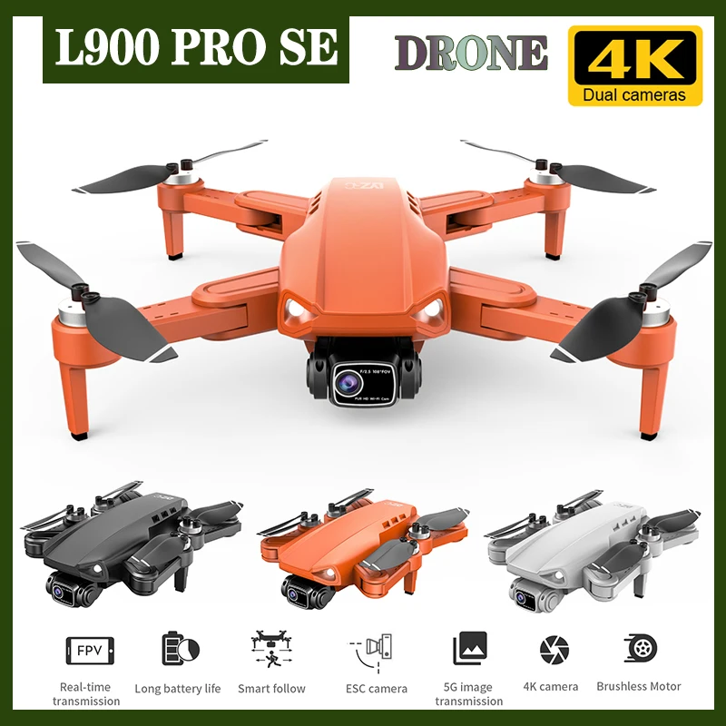 

L900 Pro SE GPS Dron 4K Professional HD Dual Camera 5G Wifi Photography Brushless Foldable Quadcopter RC Distance 1.2KM Dron Toy