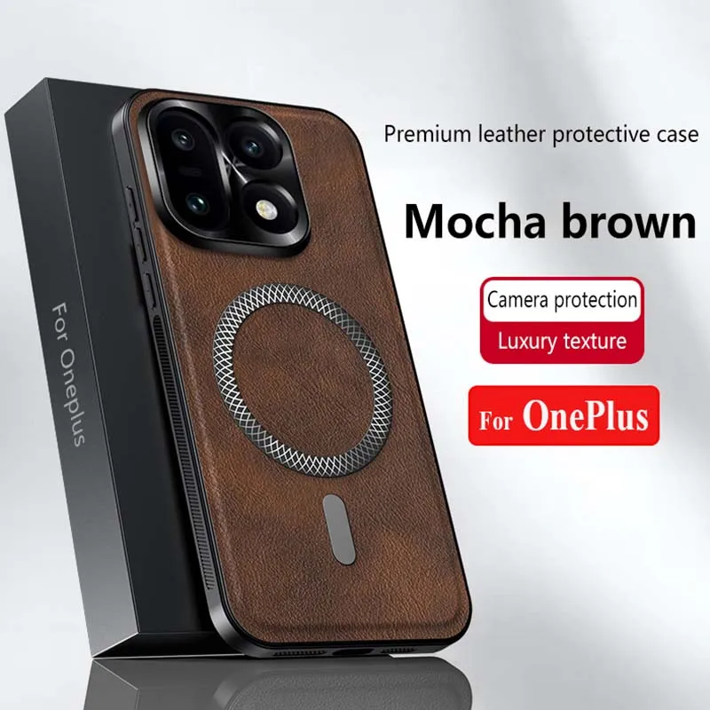 Schutzhülle für OnePlus 15, weich, stoßfest, Mag-Safe, Metall, Kameraschutz, Fundas