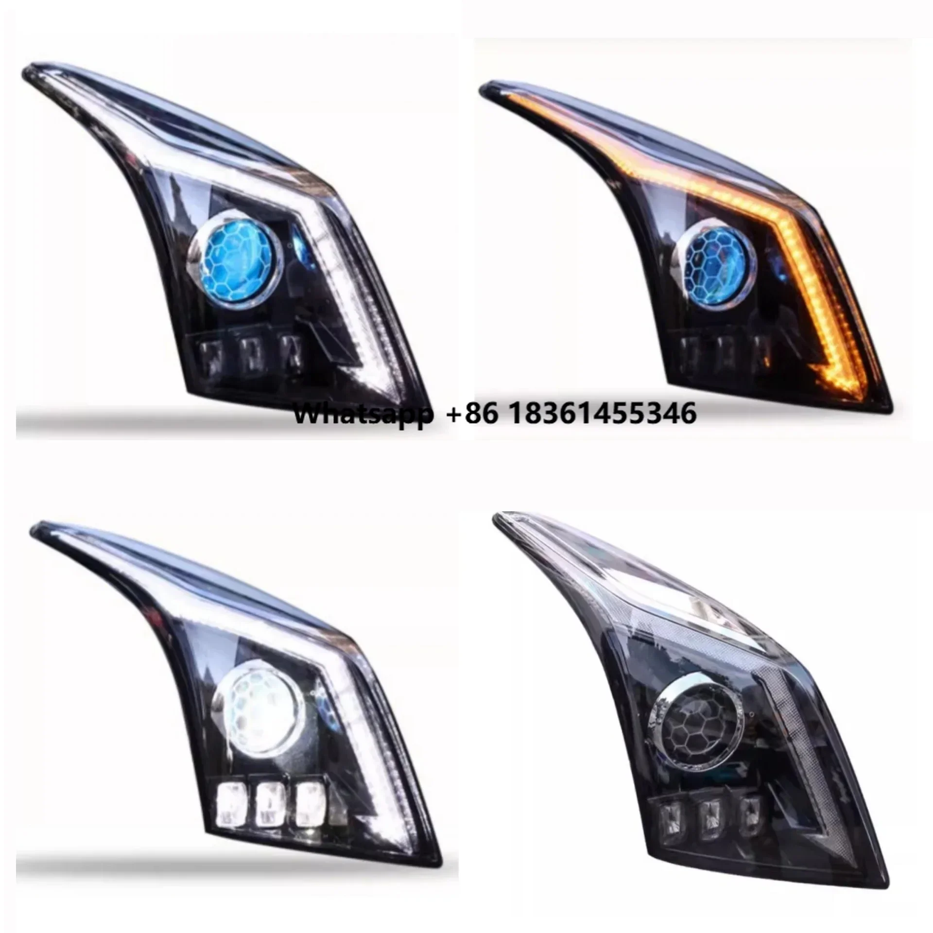 Led Front Headlight Assembly for  ATSL 13-19 Convert GRT Daytime Running Light Turn Signal Car Accessories