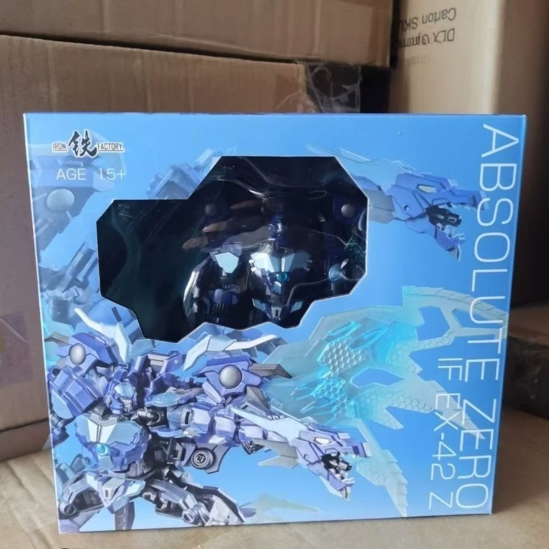 【In Stock】Transformation Toy IF EX42Z EX-42Z Blue Dragon Movable Robot Model Small Scale Model Toy Collection