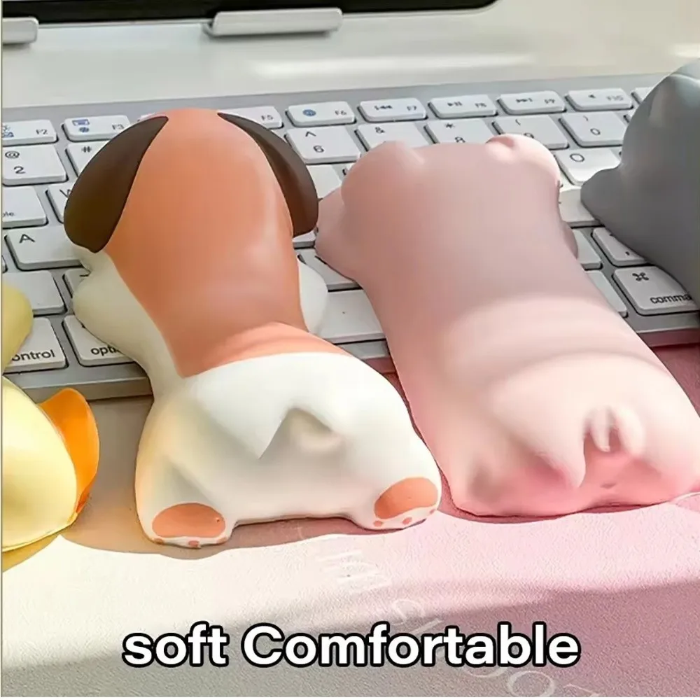 Laptop Arm Rest Foam Wrist Rest Mouse Pad Soft Ergonomic Wrist Pad Mouse Pad Panda Dog Wrist Rest Support Laptop