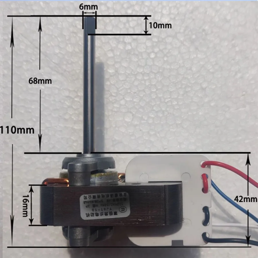2026 YJ61-20/16 Universal Shield Pole Asynchronous Motor Compatible with Tower Fan Circulating Fan Small Fan 220V Micro Motor
