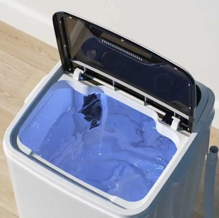 2025 7kg Household Single-barrel Small Washing Machine Home Semi-automatic Shoe Mini Washing Machine with Dryer