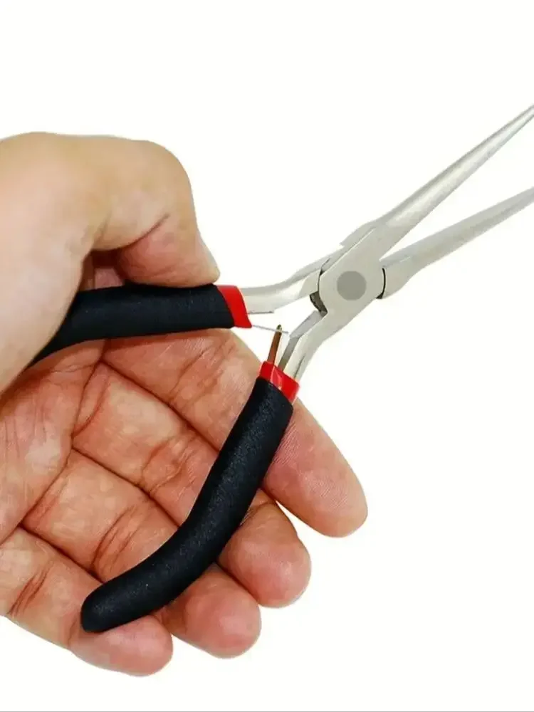 1 Stück Multifunktionswerkzeug Kleine Langschnabelzange Spitzzange Reparatur-Handwerkzeug Spitzzangen – Detail 2