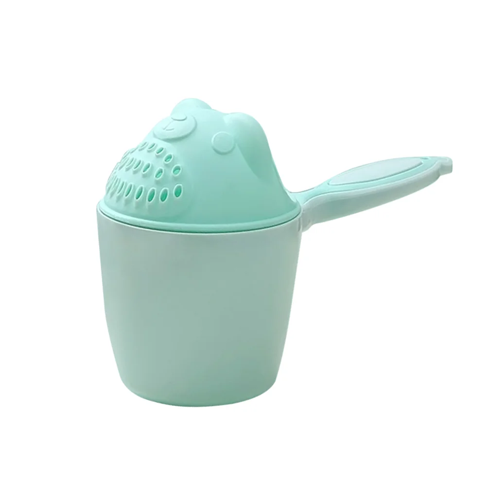 Delicate Effective Shampoo Cup Bath Spoon for Baby Taking Shower (Random Color) Baby Spoon Shower