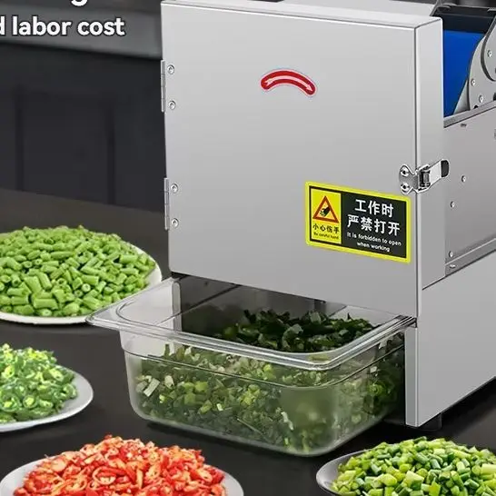 Electric Vegetable Cutter Commercial Automatic Green Onion Celery Chopping Minced Machine Carrot Multifunctional Slicer 110V/220