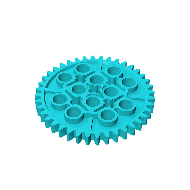 Blocos de construção Gobricks GDS-1099 técnico, dente de engrenagem 40 educacional compatível com 3649 peças de bricolagem infantil