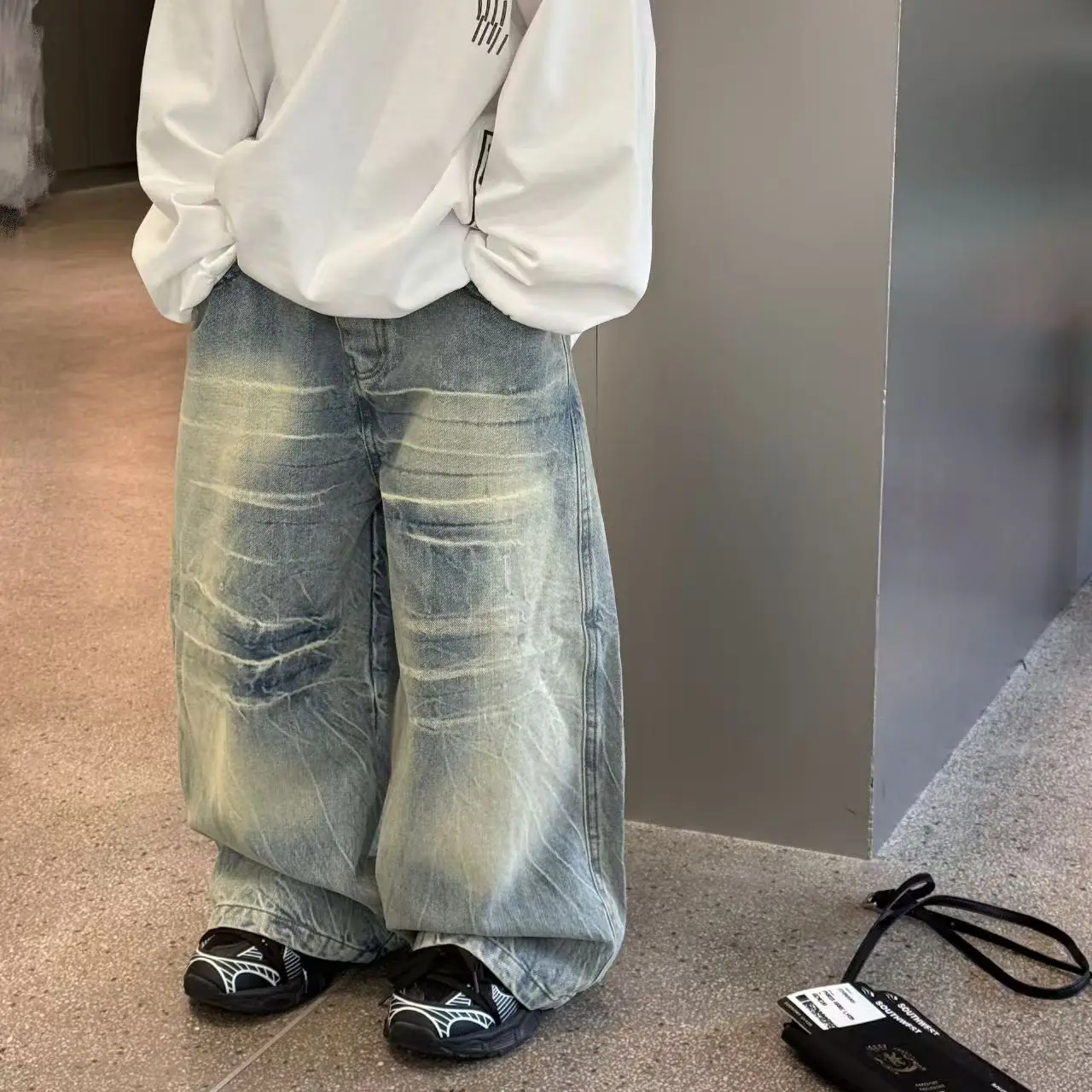 

Boys' Jeans For Spring 2026 New Retro Casual Denim Pants For Children Washed Denim Jeans For Boys