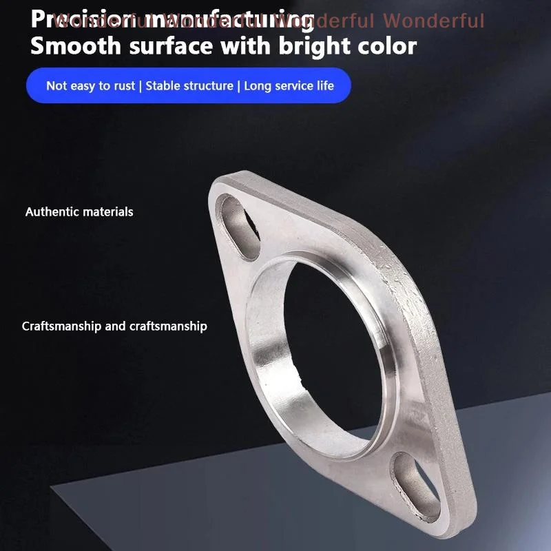 Stainless Steel Universal Exhaust Muffler Flange Accessory For 2 Inch Car Pipe System Easy Fit Modification Scenario