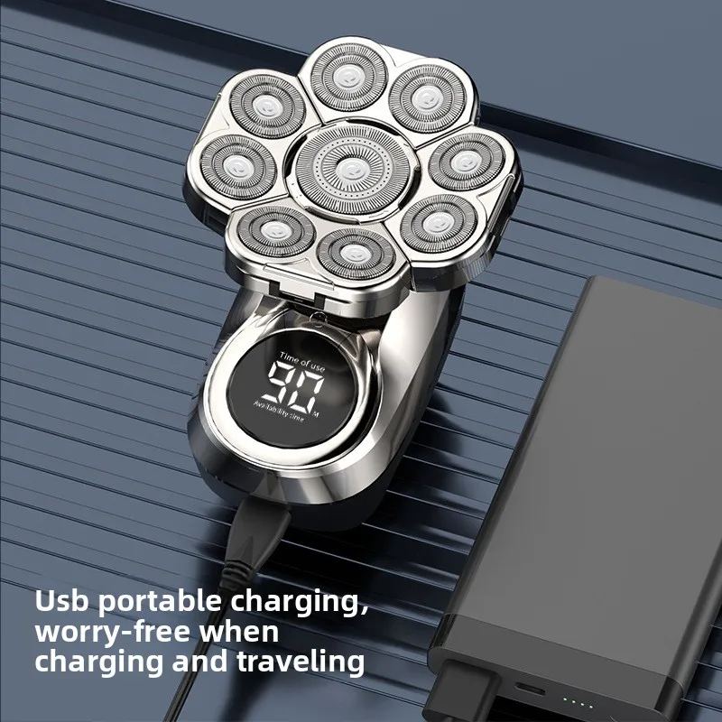 2025 New Electric Shaving Machine Nine-blade Razor Shaving Hair Clipper Razor Shaving Razor