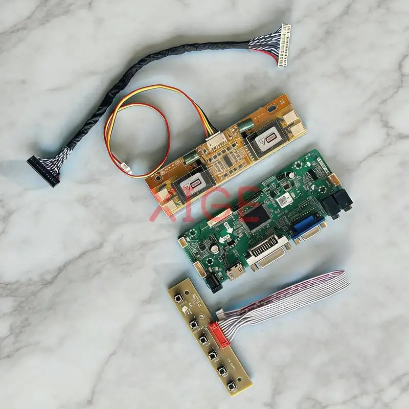 

For M215H1 M215HW03 CLAA215FA01 M215HW01 Screen Drive Controller Board Kit DIY 1920x1080 VGA DVI HDMI 30Pin LVDS 1920*1080 4CCFL