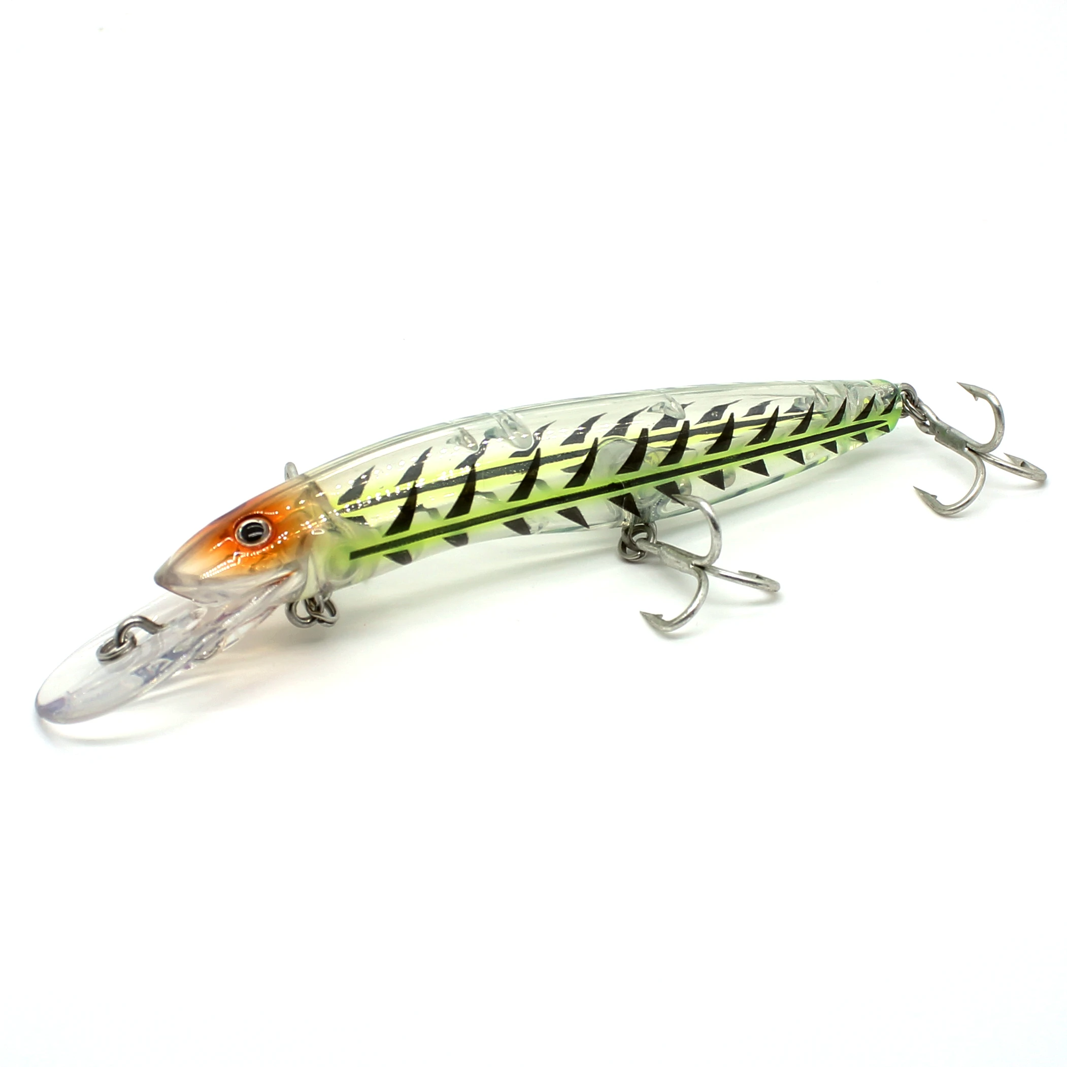 AOCLU Schwimm Minnow 125mm 26g Harten Köder Jerkbait Rassel 1PC Draht Für Tiefe Meer Boot Felsen Locken 4X Höhen Haken Japan Qualität – Detail 10