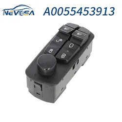 NEVOSA-Interruptor De Controle De Janela Para Mercedes Benz Axor, Sistema De Bloqueio De Porta, A0055453913, Peças Do Caminhão