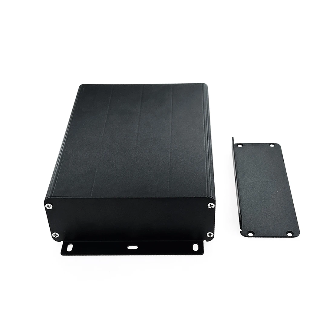 Aluminum Enclosure Extruded Case Electrical Shell Desktop Box DIY 122X44X120mm NEW Project Junction Black