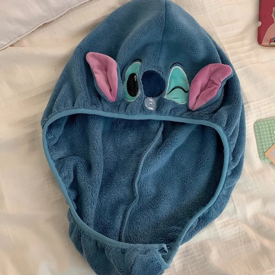 Mode Stitch Droog Haar Handdoek Vrouwen Koraal Fluwelen Drogen Wrap Sterk Water Douche Hoed Afvegen Bad Hoeden Tool Kids Geschenken