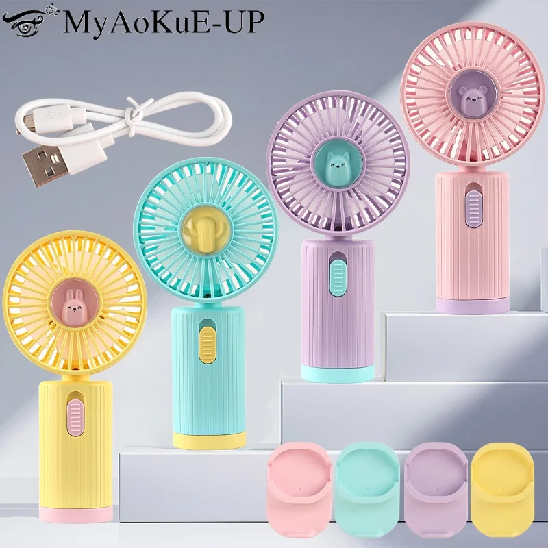 Mini ventilador de pestañas de mano, secador de extensión de pestañas Usb, ventilador de refrigeración, pestañas postizas injertadas, Enfriador de aire, herramientas de maquillaje