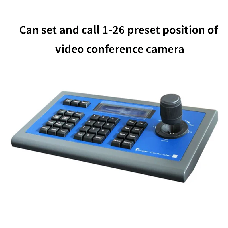 3D Joystick Network PTZ Controller support VISCA PTZ Cameras IP Keyboard controller RS485, RS422, RS232