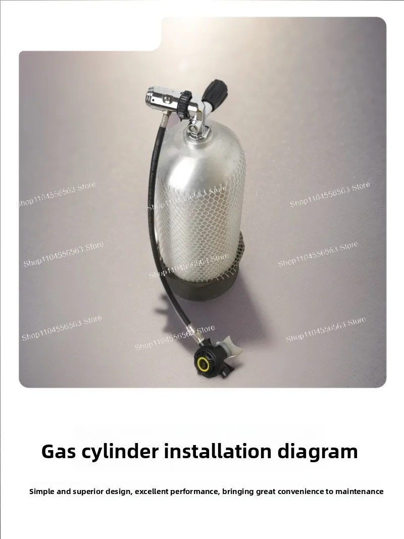 Diving Primary Pressure Reducing Valve Regulator， Regulation Head Diving Equipment DIN Interface Reducer
