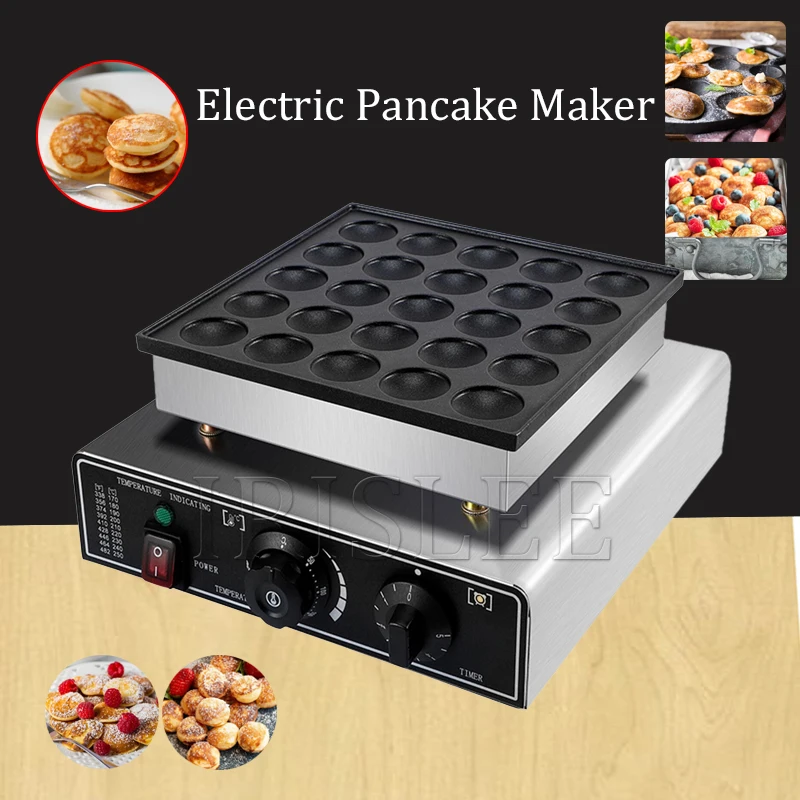 Mini Pancakes Maker Machine,110V Mini Dutch Pancake Maker,900W Commercial Electric Nonstick Waffle Maker Machine For Home