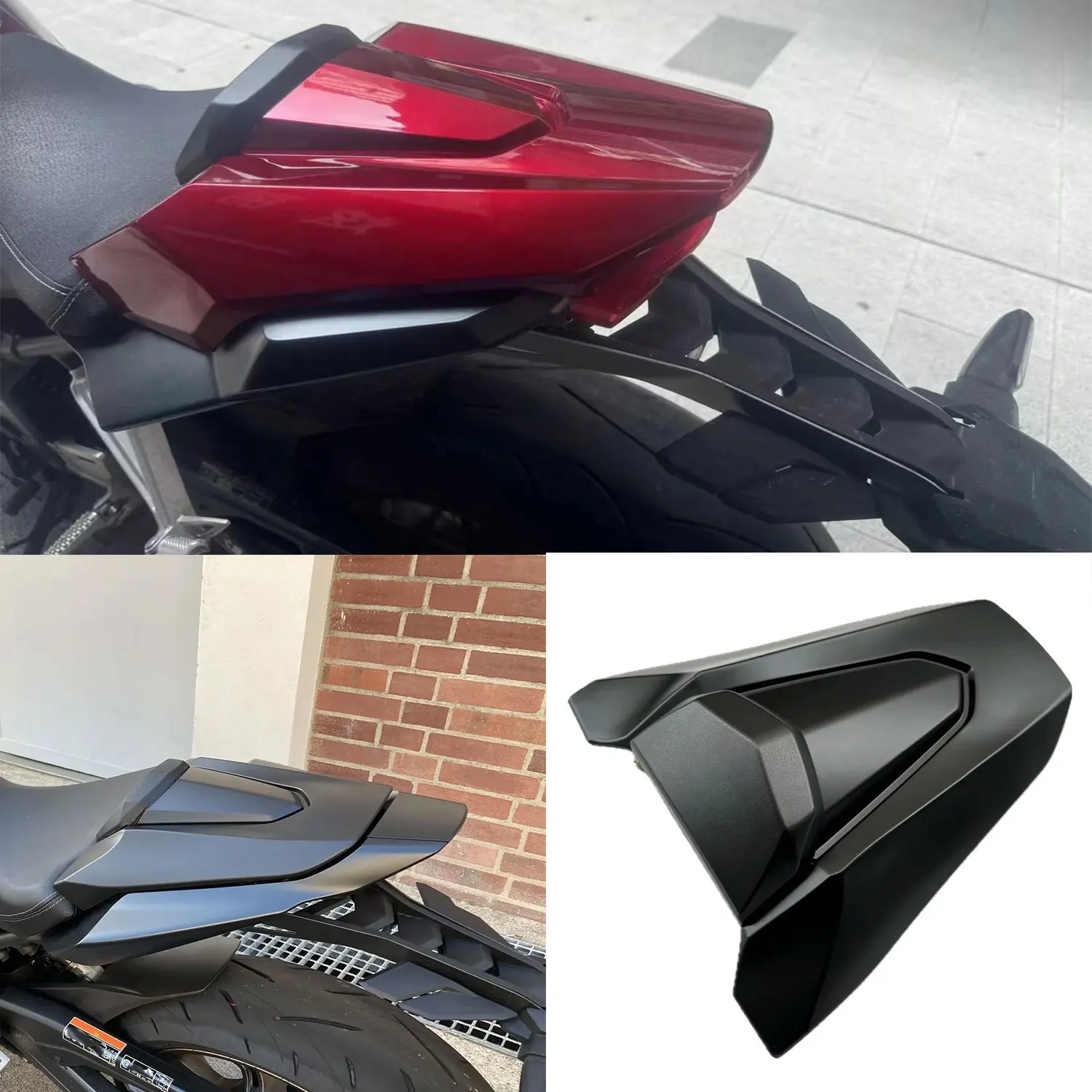 

For Honda CBR650R CB650R 2024 2025 CB 650R CBR 650R Motorcycle Pillion Rear Passenger Seat Cushion Cowl Cover Hump Fairing