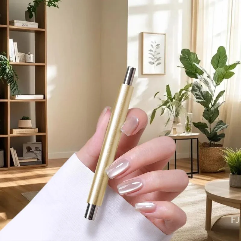 Zylindrischer französischer Magnetstift, doppelköpfiger Katzenaugen-Stil, langlebige runde Stahlkugel, 1 Stück