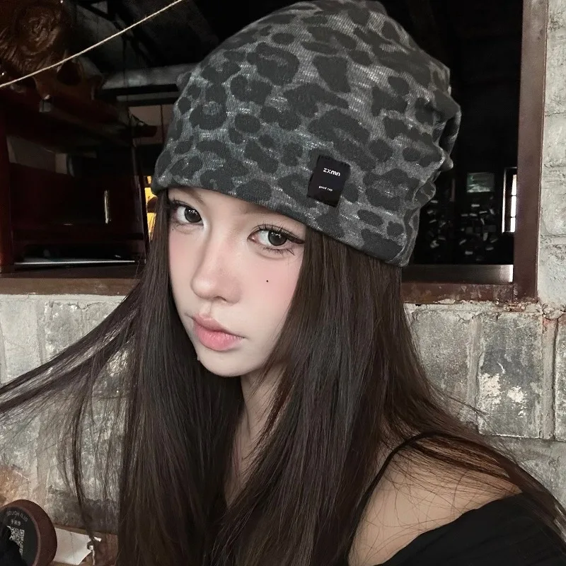 

Retro Pile Cap for Women in Spring and Autumn Niche Design Sense Pullover Cold Hat Baotou Hat for Men