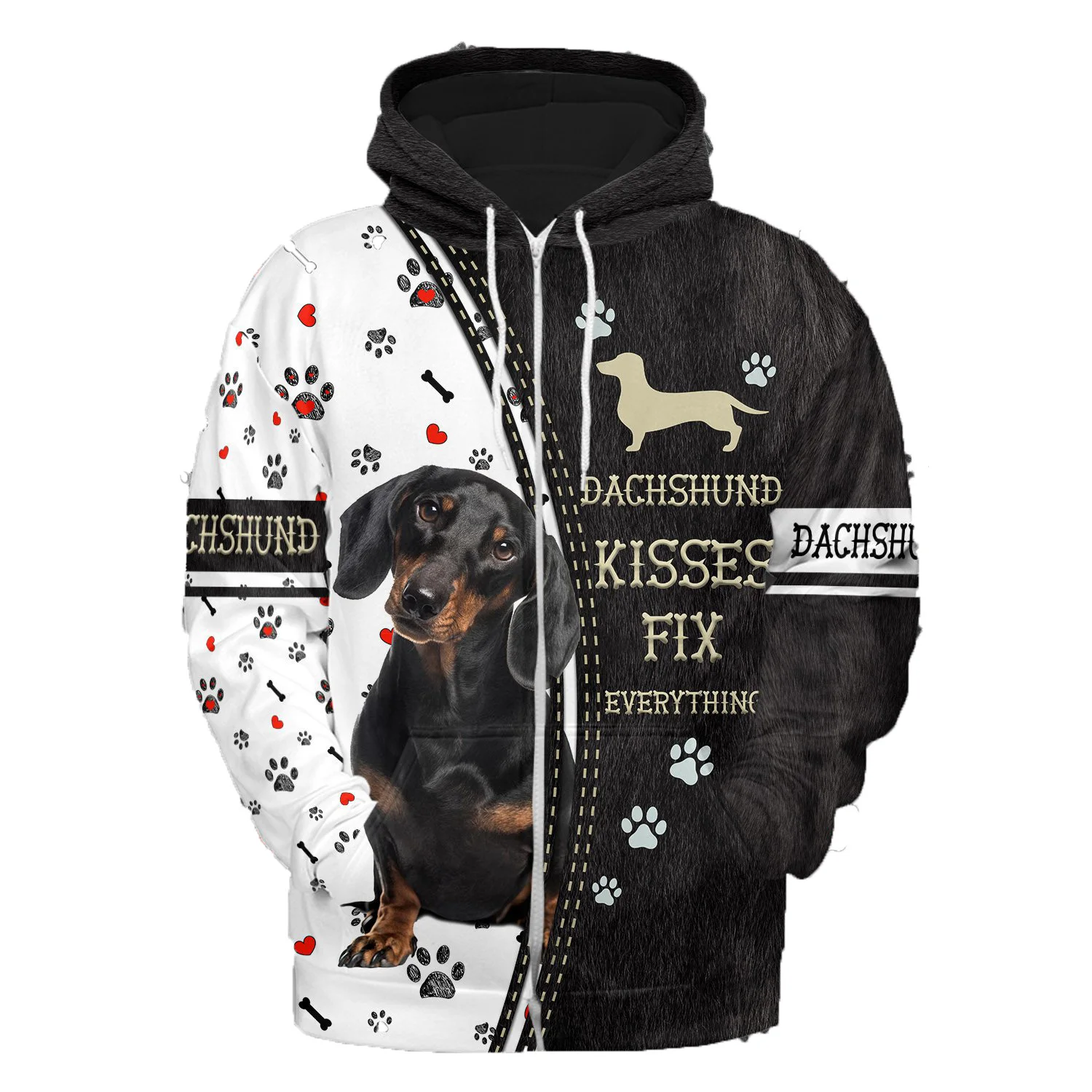 

Jumeast 3D Printed Dachshund Men Zipper Hoodies French Bulldog Cutecore Dog Aesthetic Hooded Sweatshirts German Shepherd Clothes