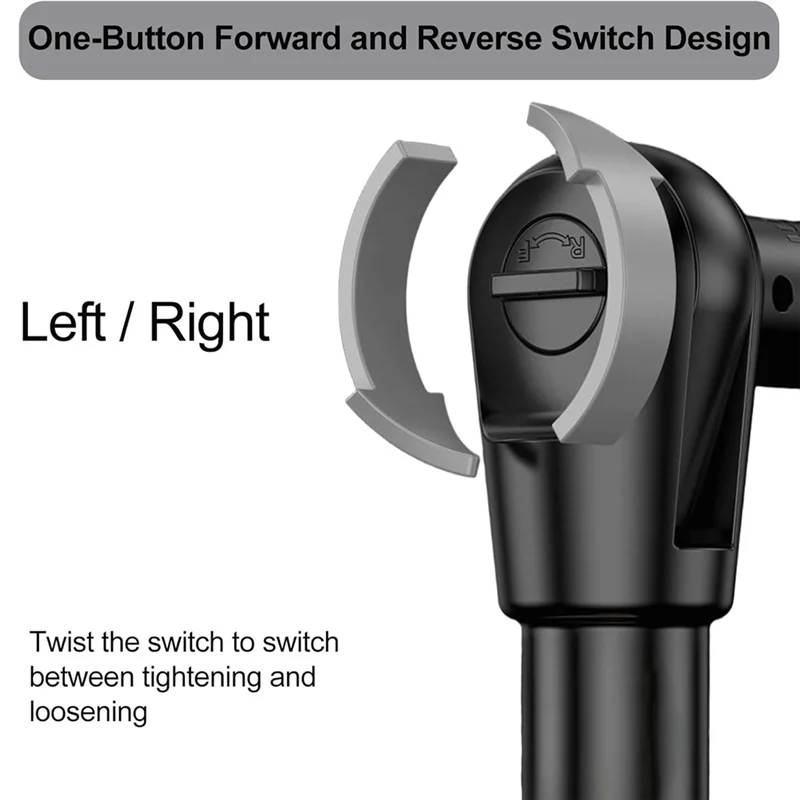 

PORK-Cordless Electric Ratchet Wrench Automatic Extension Wrench Impact Wrench Extender Chain Drive Wrench Extender