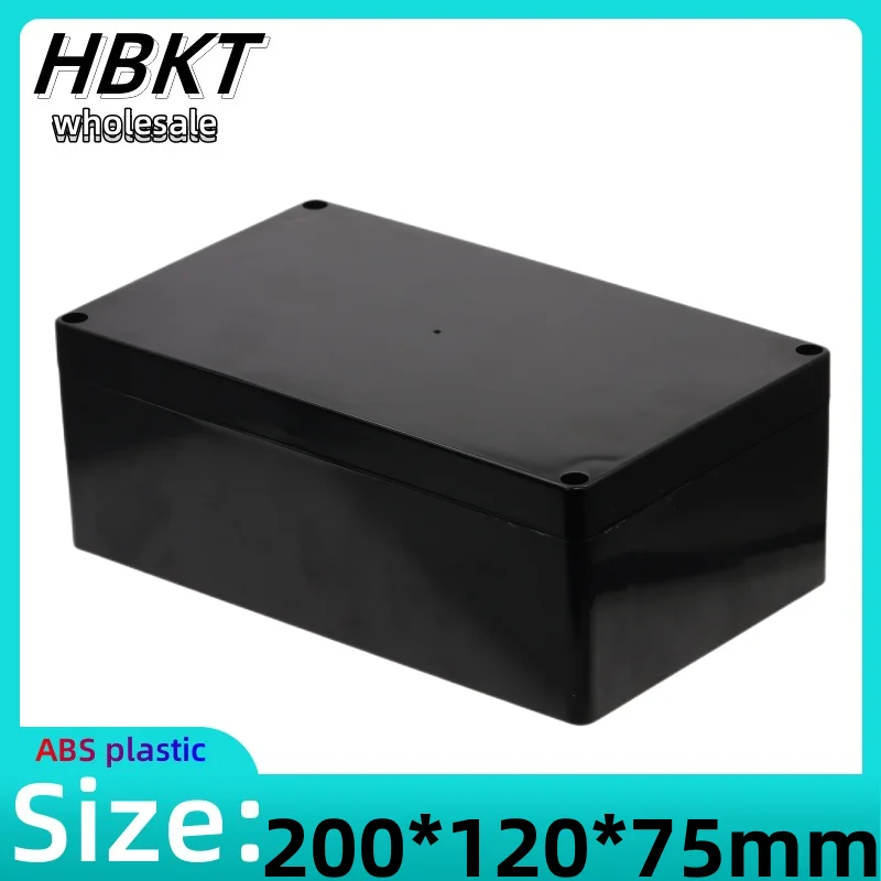 1pcs 200x120x75mm Plastic housing Security power supply housing Electronic instrument housing Outdoor wiring waterproof box