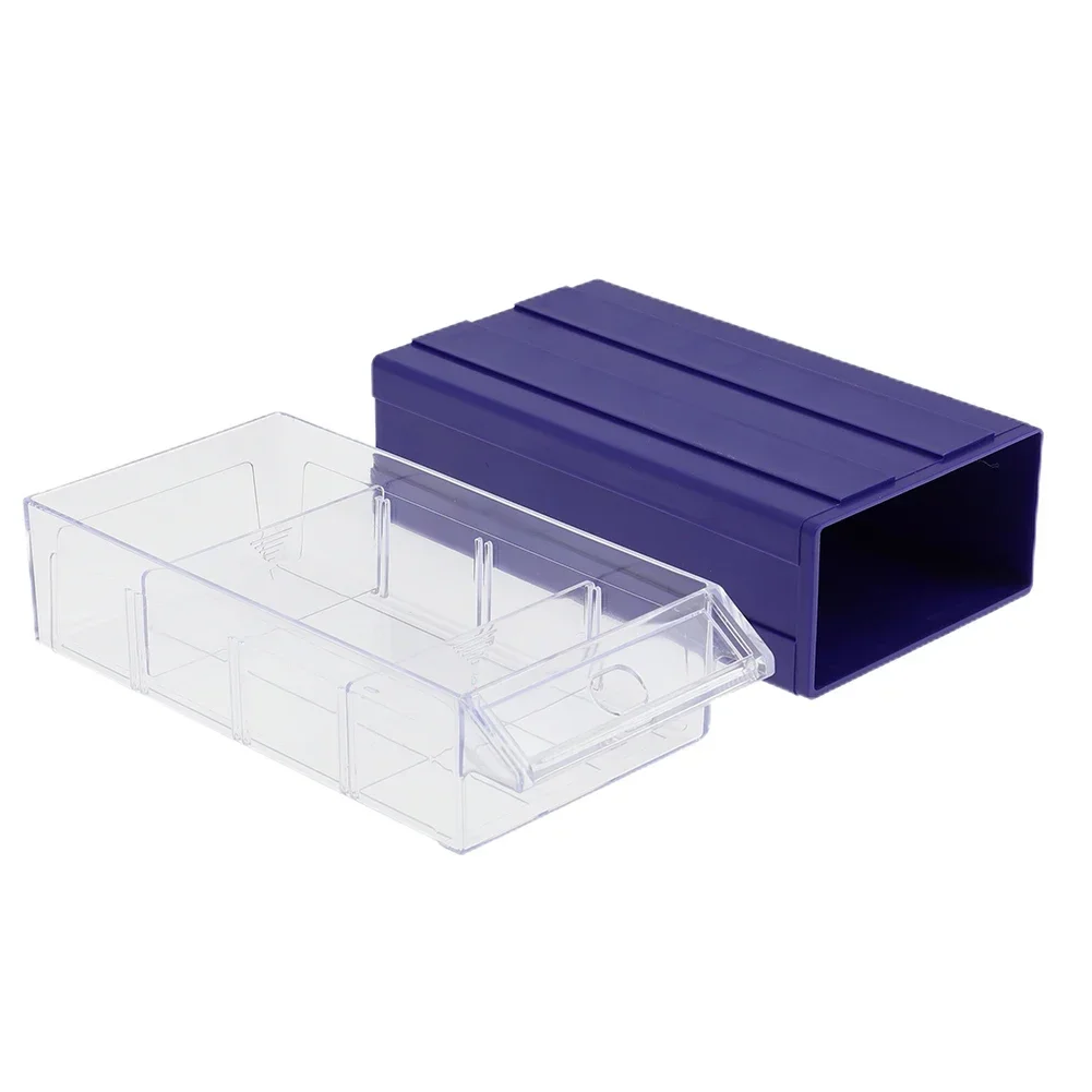 Hardware Tool Storage Box Stackable Plastic Screw Nail Beads Storage Container Component Drawer Toolbox Organizer