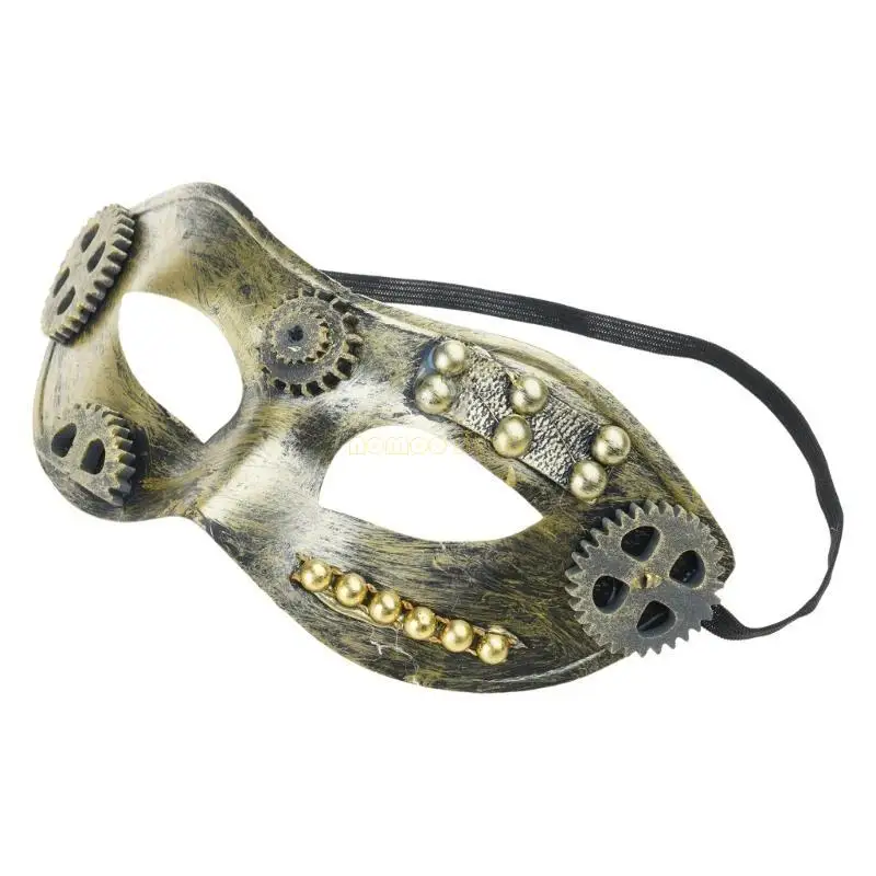 31BF Kostüm Party Maske Maskerade Maske Karneval Maske Steampunk Halbe Gesichtsmaske Augenmaske für Frauen Männer Halloween